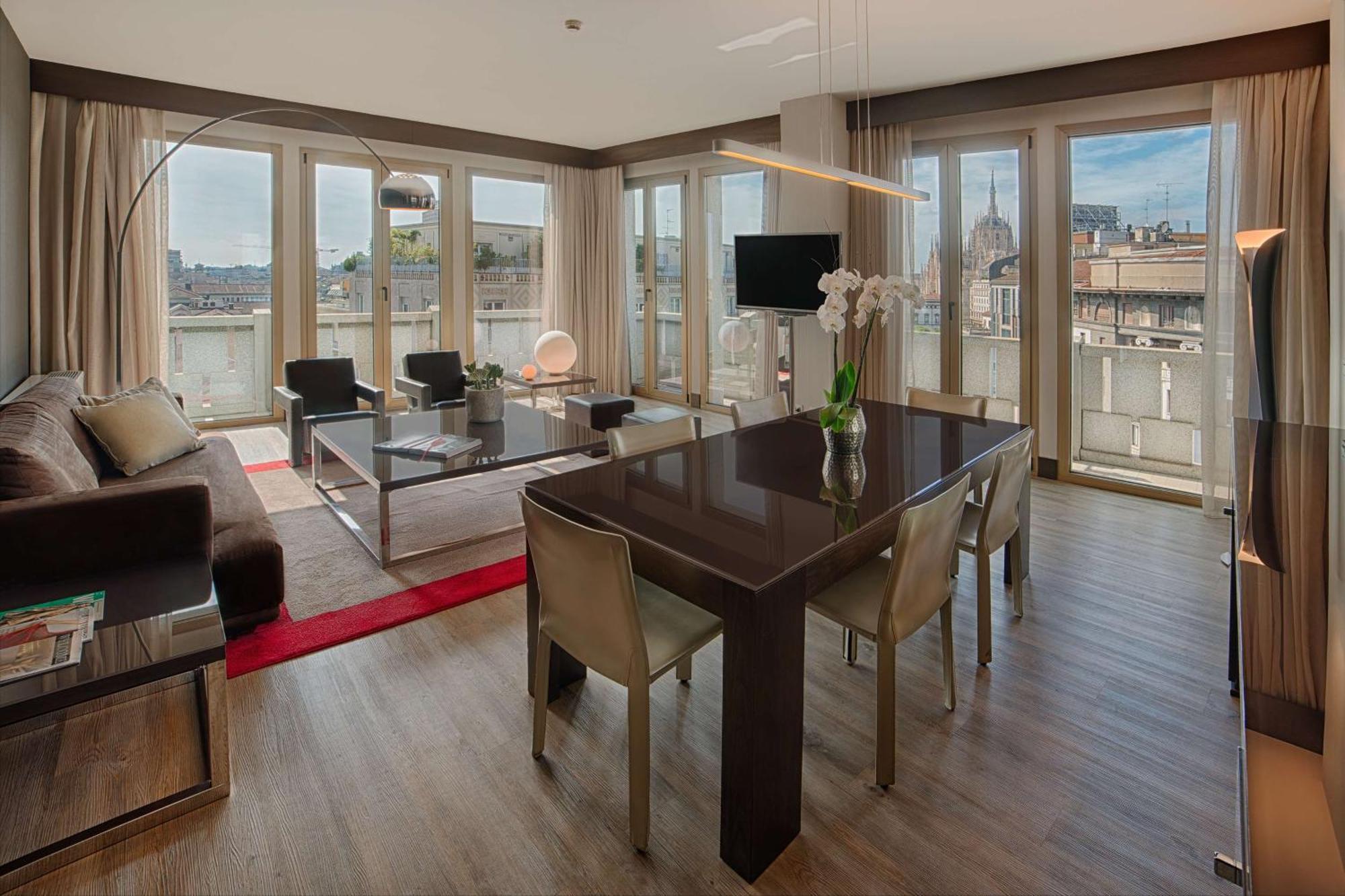 فندق إن إتش كوليكشن ميلانو بريزيدنت المظهر الخارجي الصورة A suite at the Mandarin Oriental, Munich